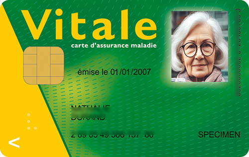 carte vitale mise à jour par la pharmacie Berthault